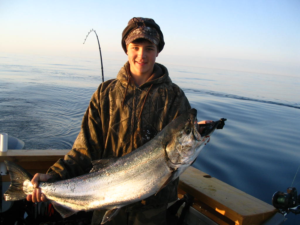 hooked up sport fishing charters - Beautiful Salmon